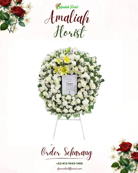 Krans Bunga Duka Paketingan